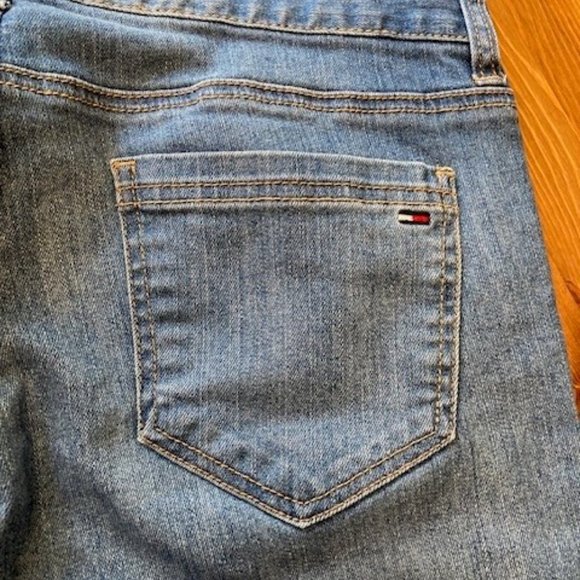 Tommy Hilfiger 3/4 Boyfriend Jeans Size 8 - Picture 4 of 5